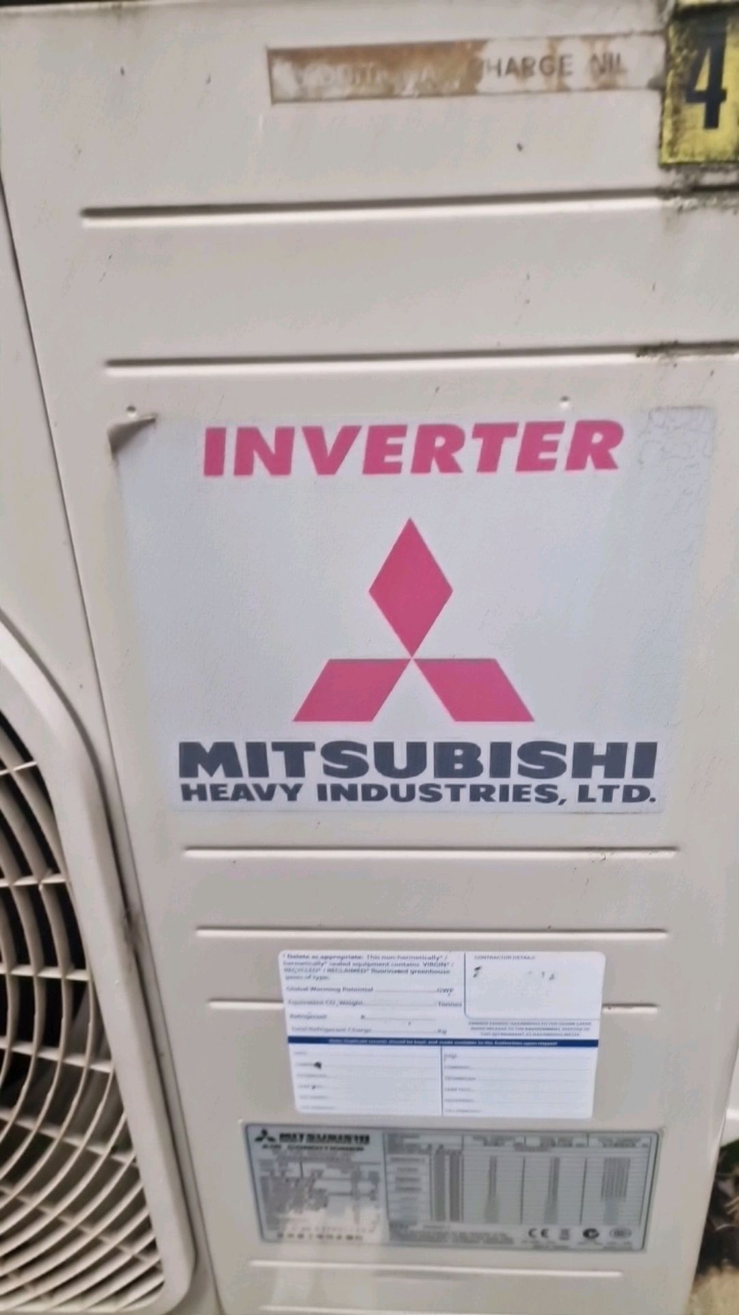 Mitsubishi Outdoor Aircon Unit - Image 3 of 4