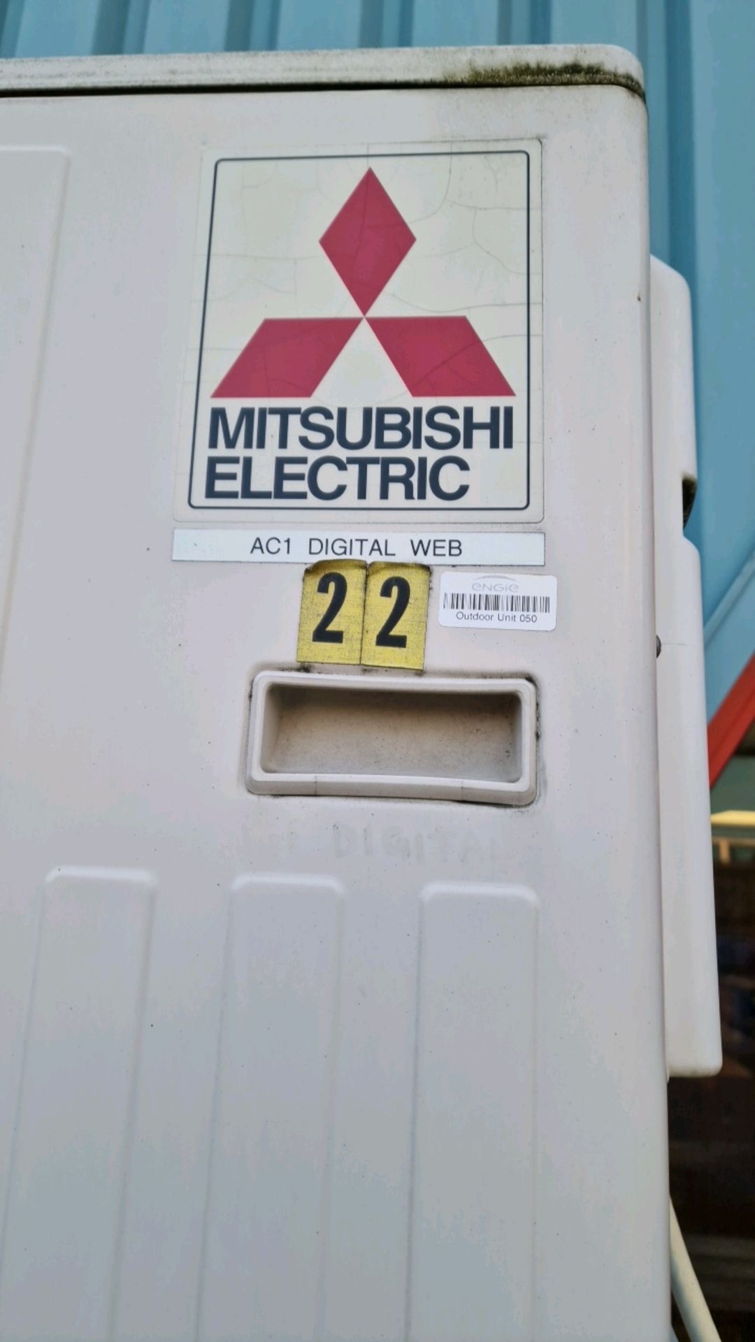 Mitsubishi Outdoor Aircon Unit - Image 2 of 3