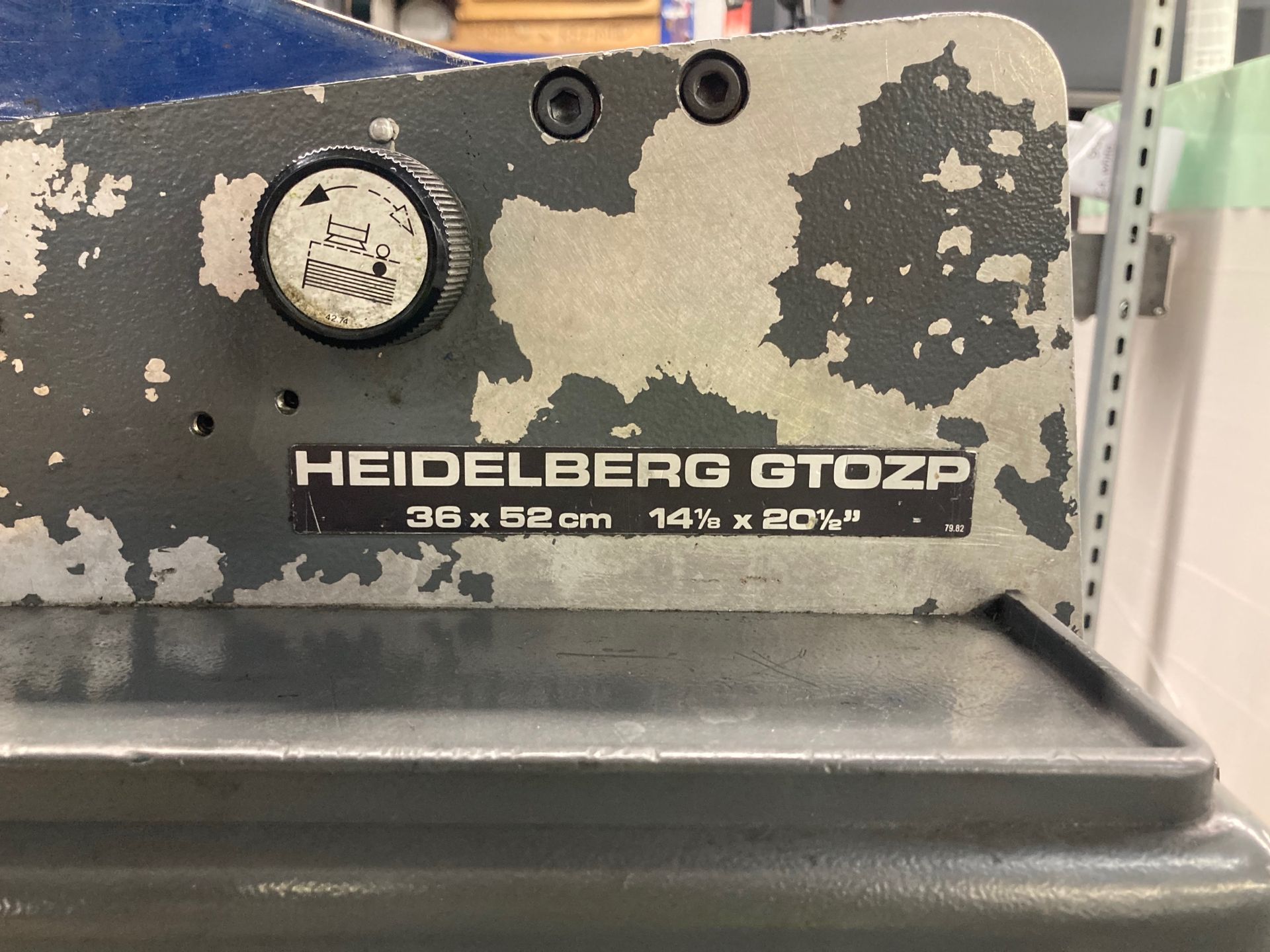 Heidelberg GTO 2 Colour Sheet-fed Press - Image 2 of 5