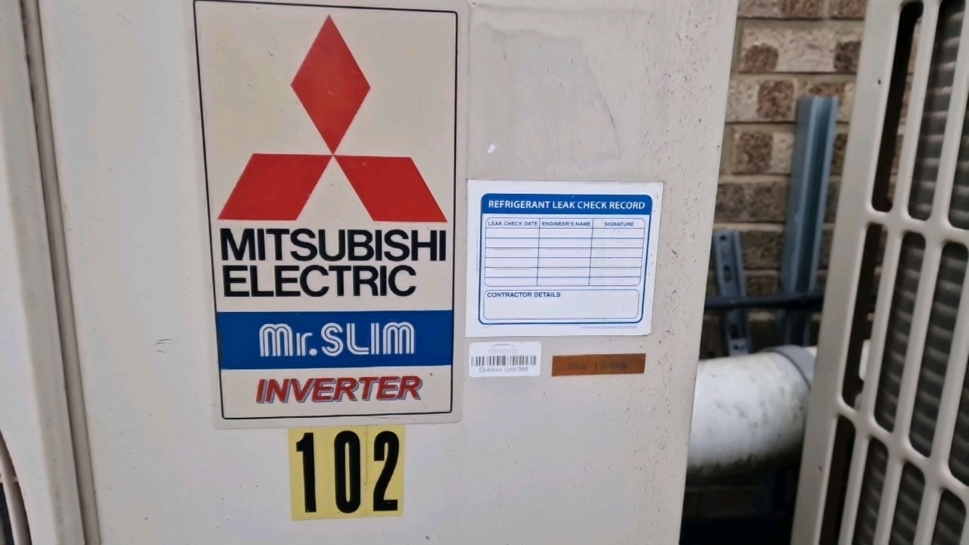 Mitsubishi Outdoor Aircon Unit - Image 2 of 3