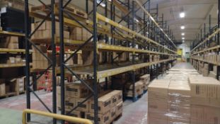 30 Bays Of Back To Back Boltless Industrial Pallet Racking