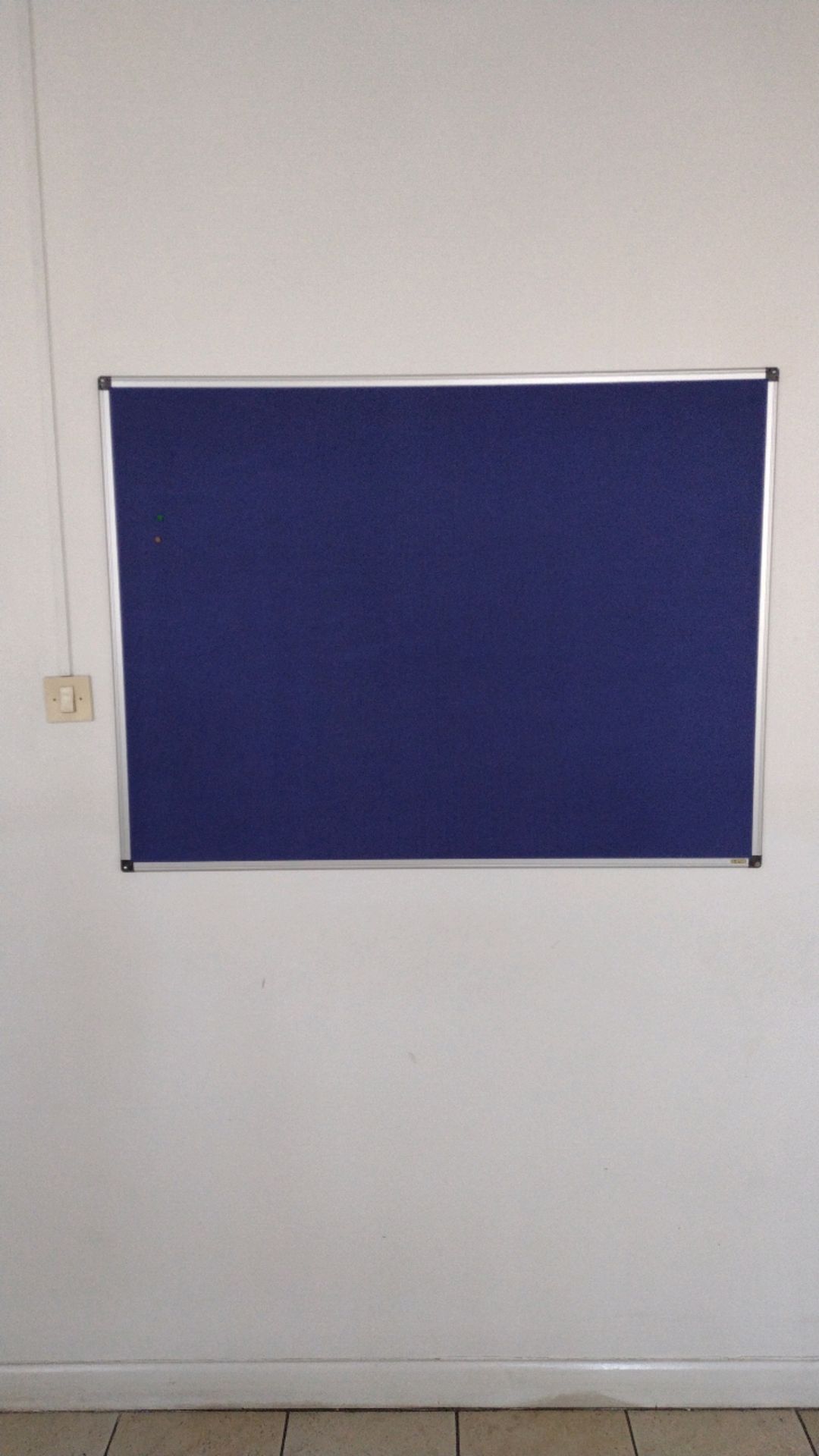 2x Blue Material Pin Board - Image 2 of 3