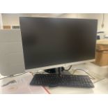 7 x Assorted Monitors & Keyboards