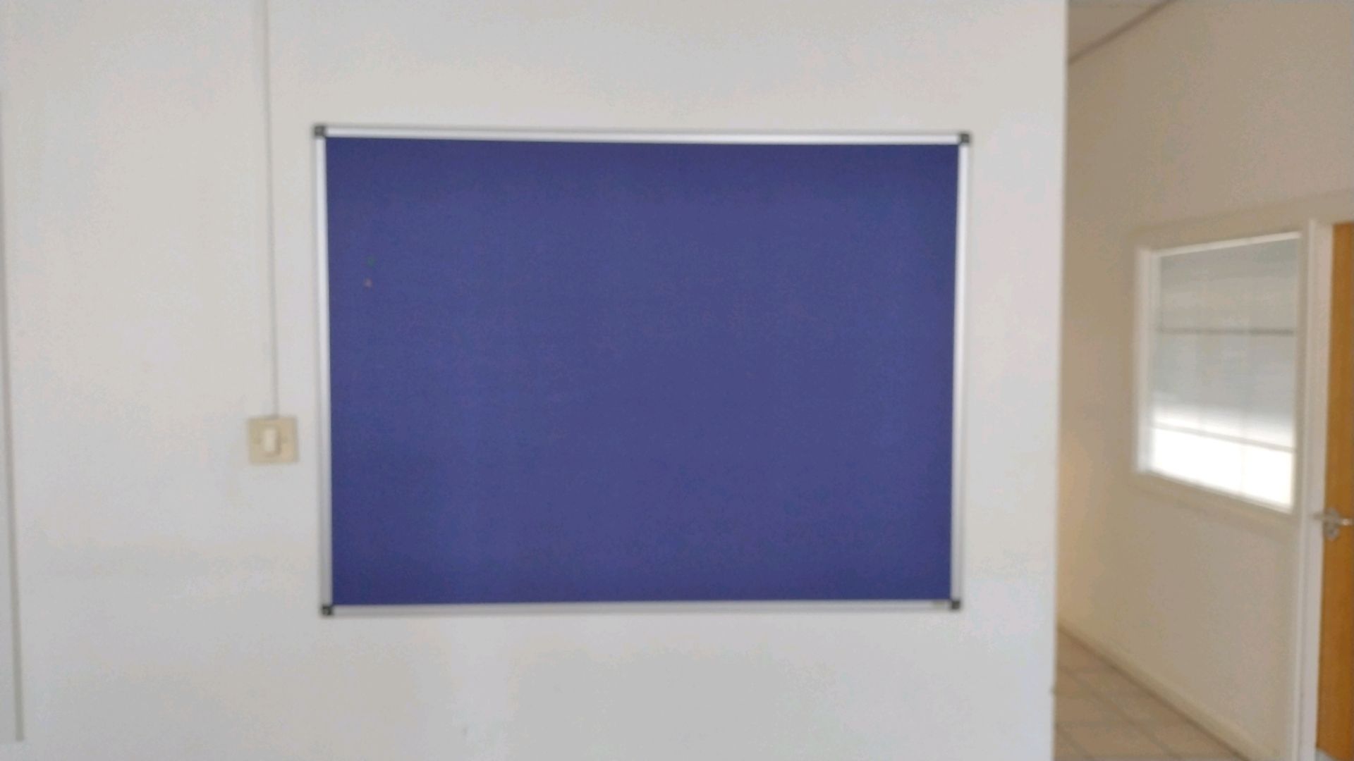 2x Blue Material Pin Board
