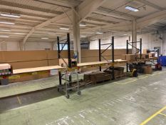 4 Bays of Boltless Industrial Pallet Racking