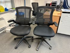 Black Office Chairs x2