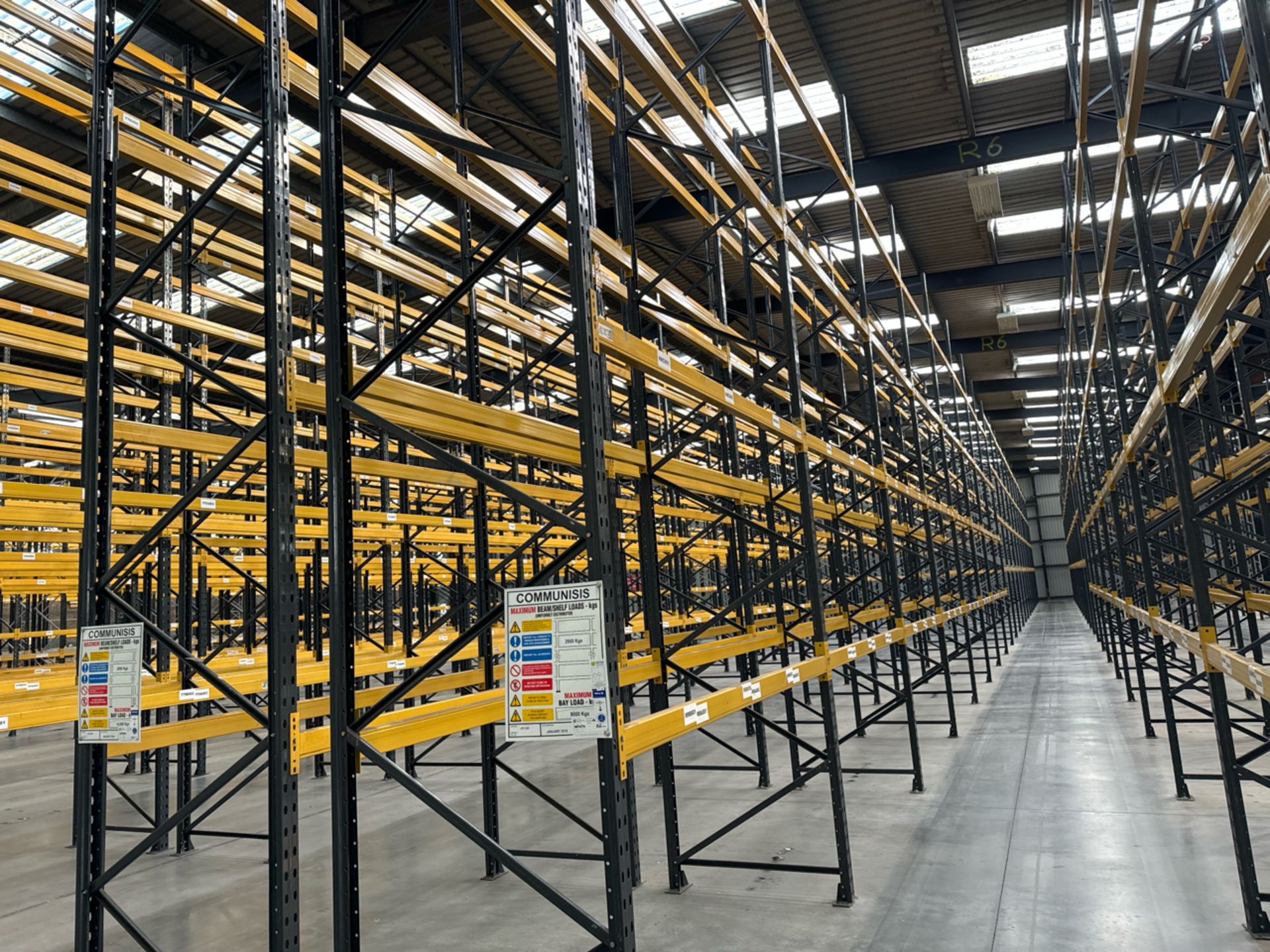 40 Bays Of Back To Back Boltless Industrial Pallet