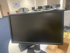 6 x Assorted Monitors & Keyboards