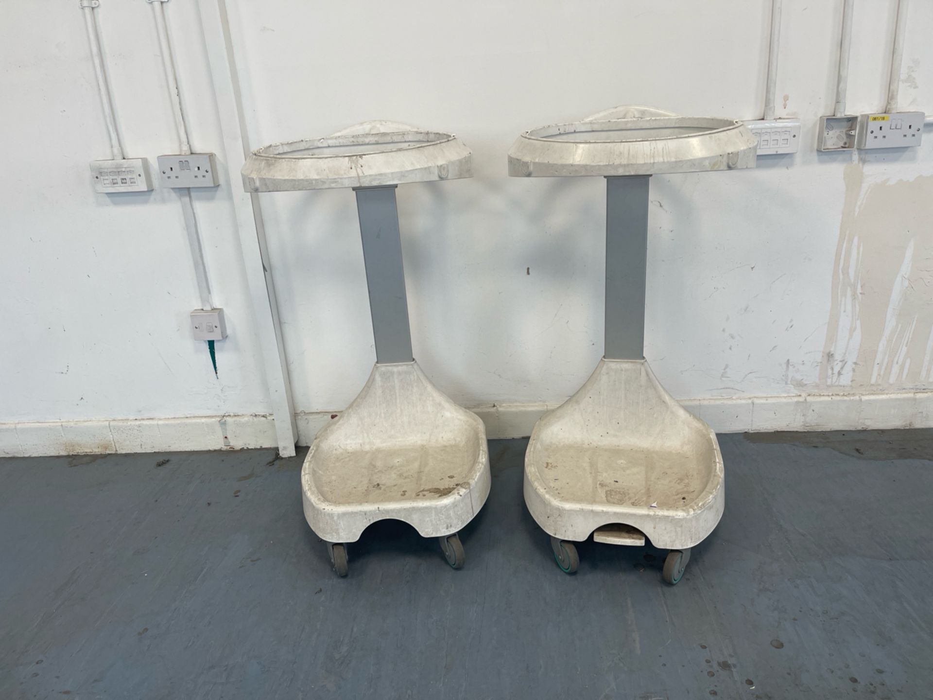 Pair Of Waste Bag Trolleys