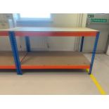 x5 Metal Workbenches with Chipboard Top