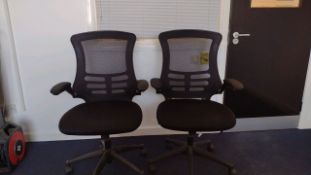 High Back Office Chairs x2