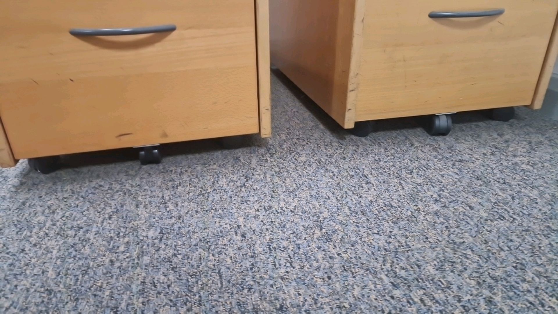 Wooden Under Desk Drawers x2 - Image 2 of 4