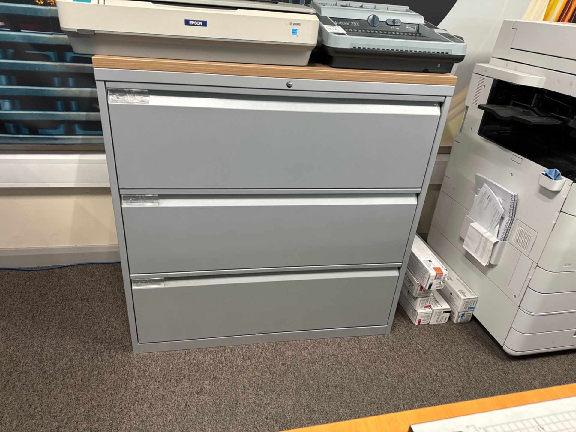 Bisley 3 Draw Filing Cabinet