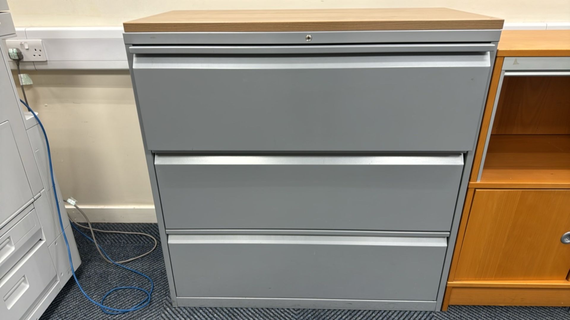 Bisley 3 Draw Filing Cabinet - Image 3 of 6