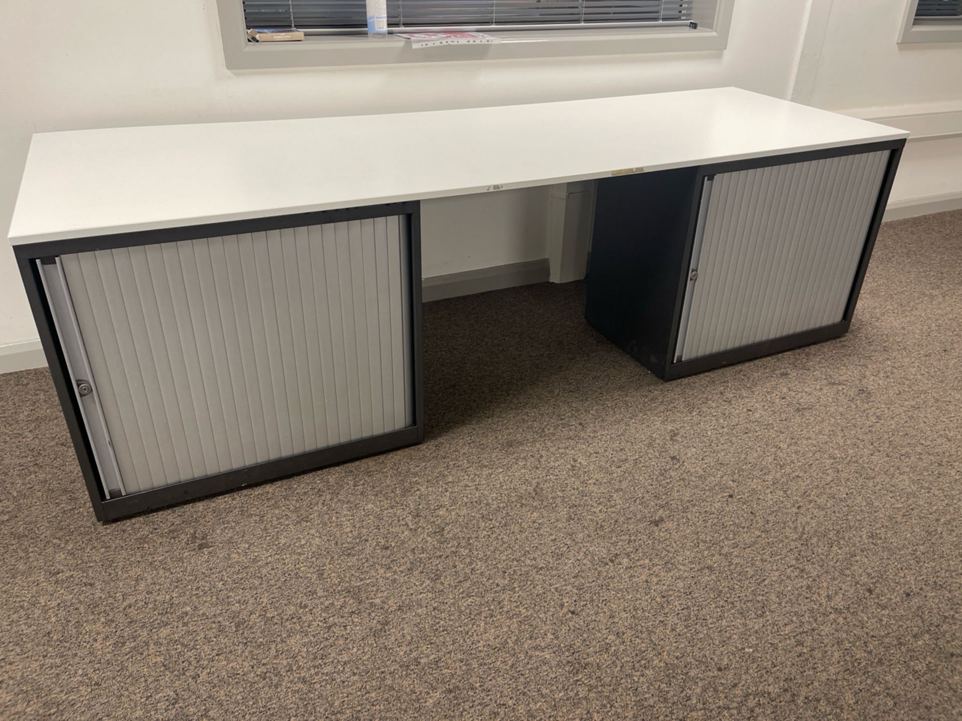 Desk With Cupboards