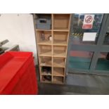 MDF Pigeon Holes Shelving x2