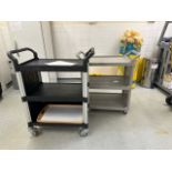 Rubbermaid Catering Trolleys x2