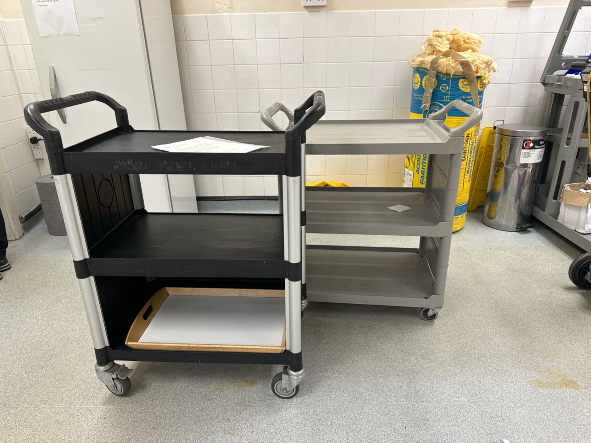 Rubbermaid Catering Trolleys x2