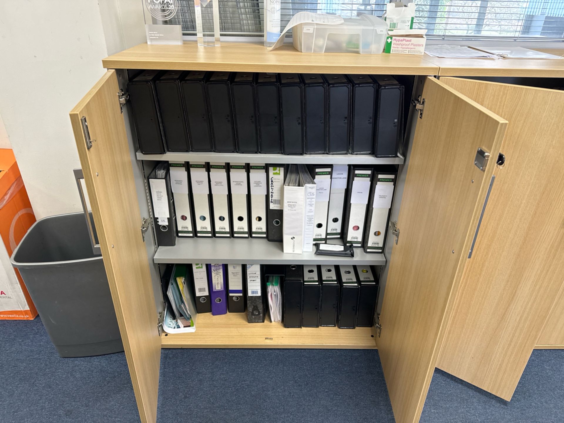 Pine Effect Office Cabinets x3 - Image 3 of 3