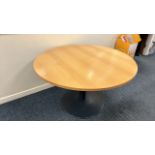 Circular Pine Effect Table