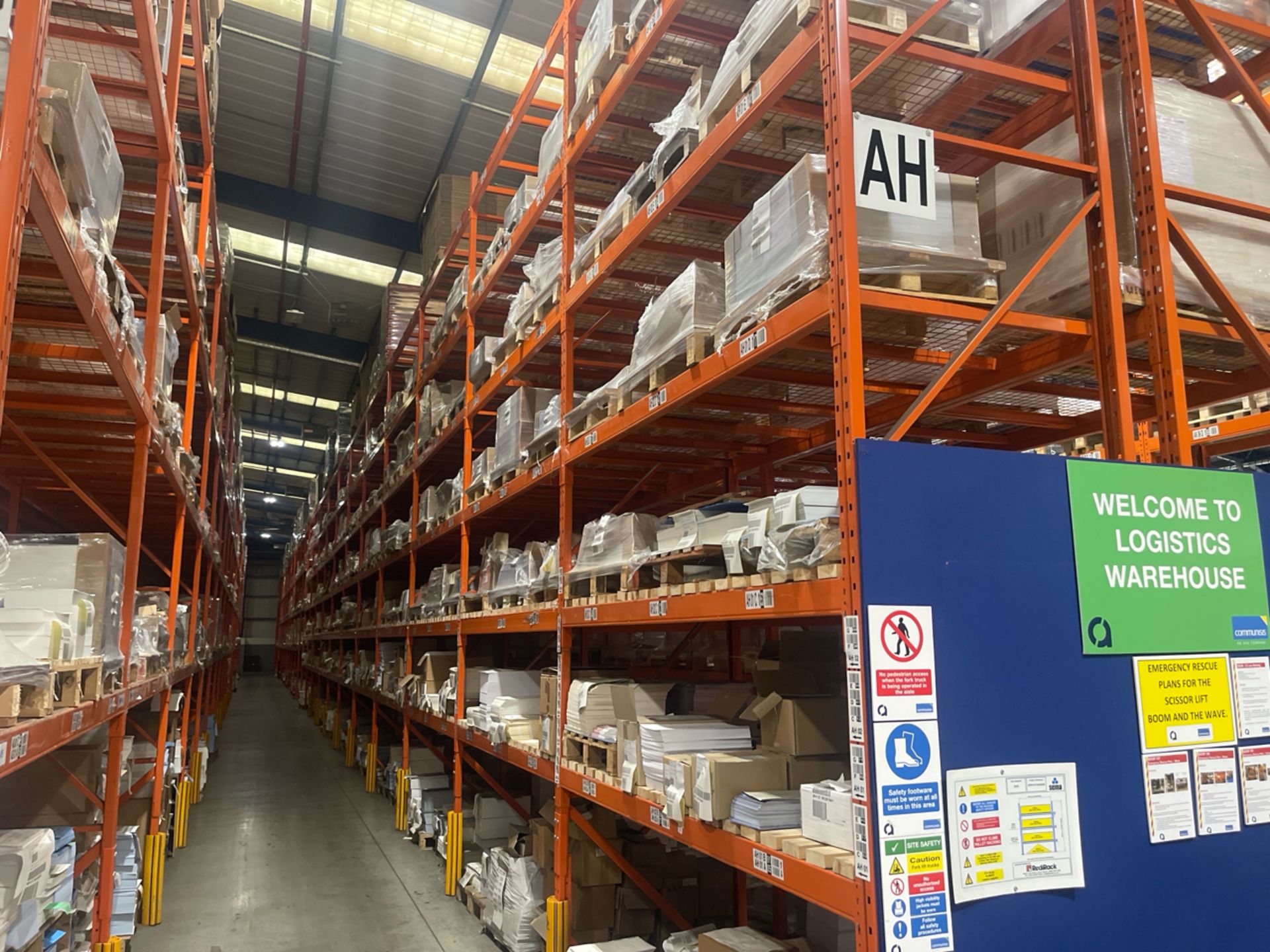 24 Bays Of Boltless Pallet Racking