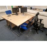 Pair Of Desks & Chairs