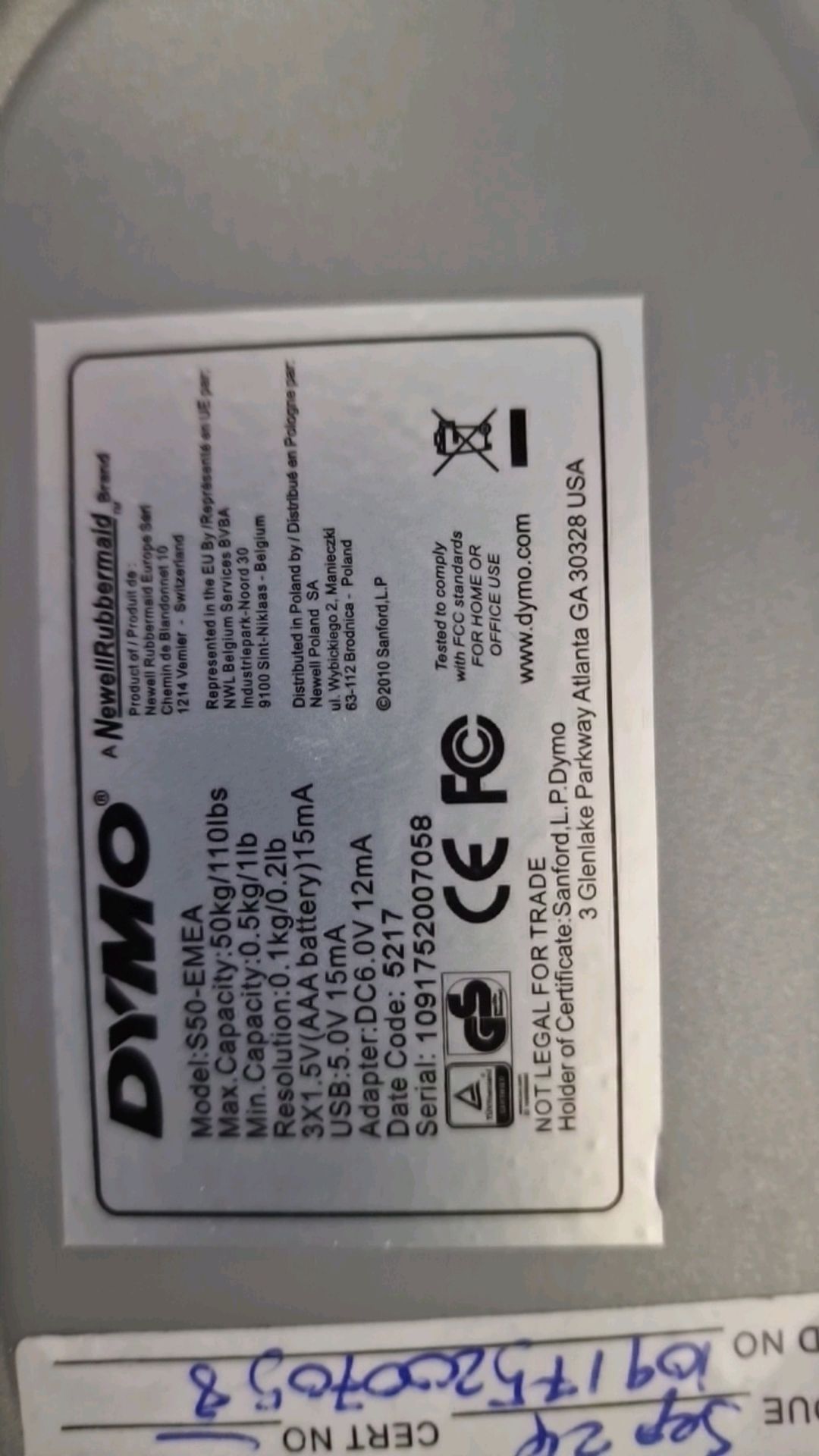 DYMO® Portable Digital USB Shipping Scales - Bild 4 aus 4