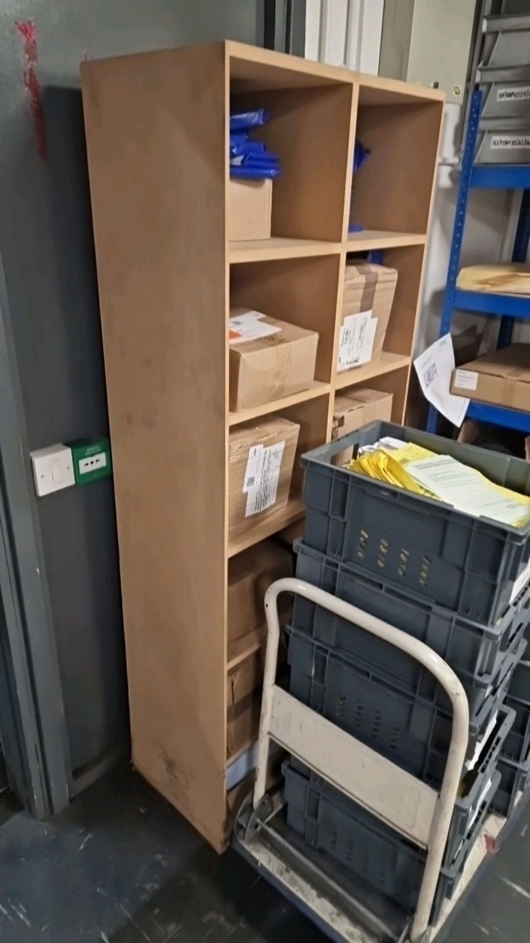 MDF Pigeon Holes Shelving x2 - Image 2 of 3
