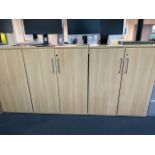 Wooden Storage Cupboards x3