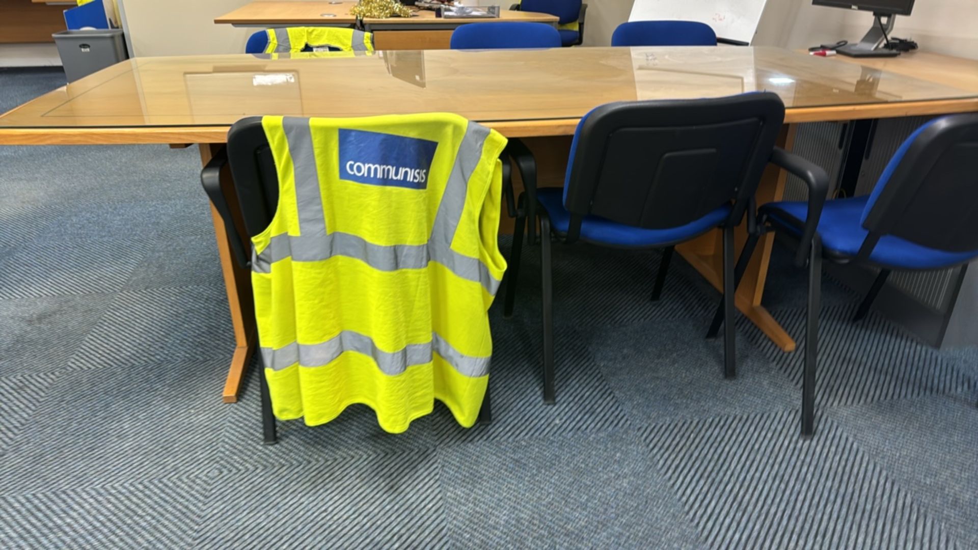 Meeting Table With Glass Top - Image 4 of 6