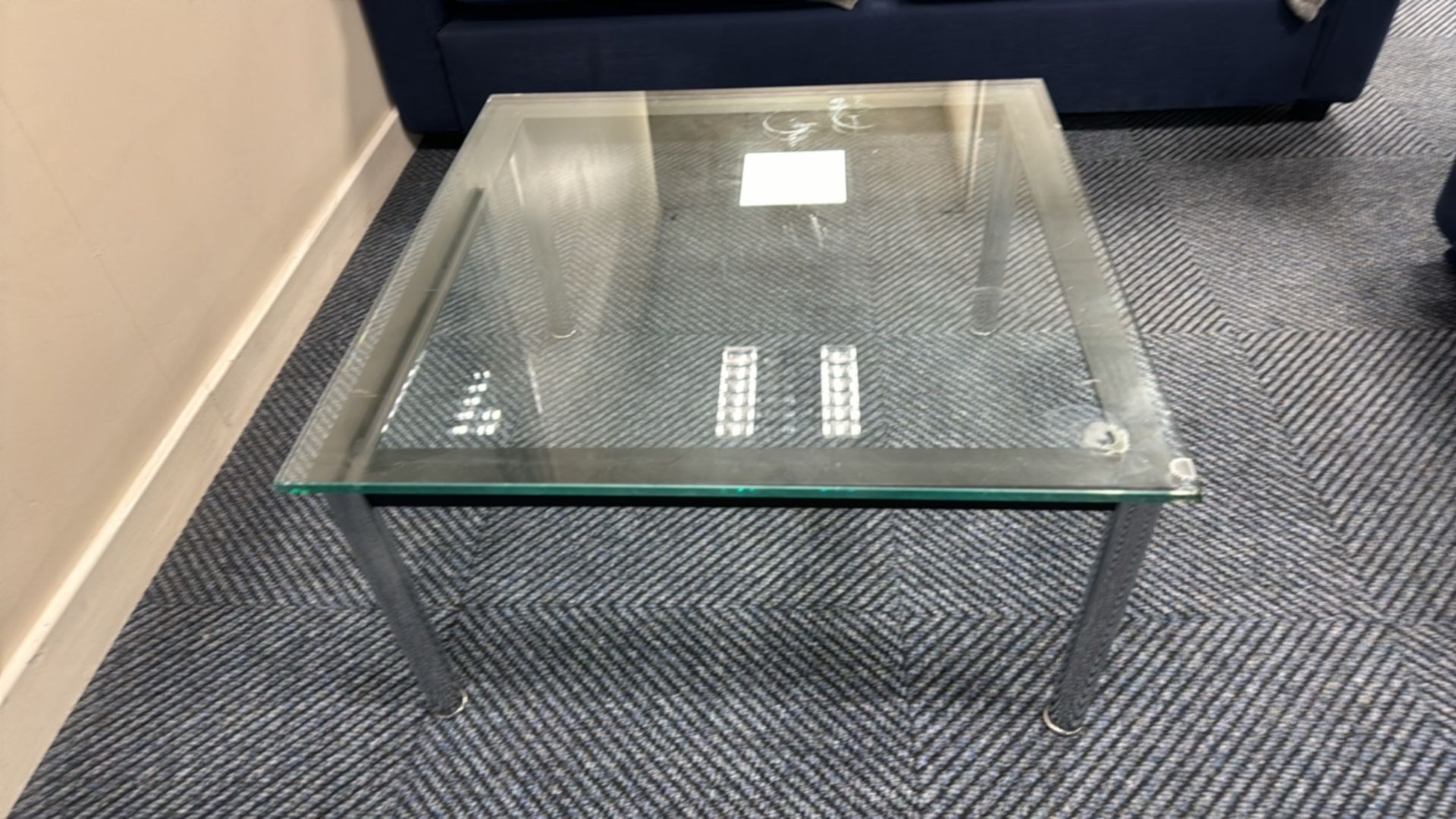 Square Glass Coffee Table - Bild 2 aus 3