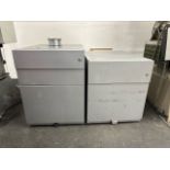 Grey Metal Drawer Units x3