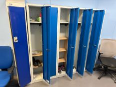 7 Tall Blue Lockers