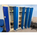 7 Tall Blue Lockers