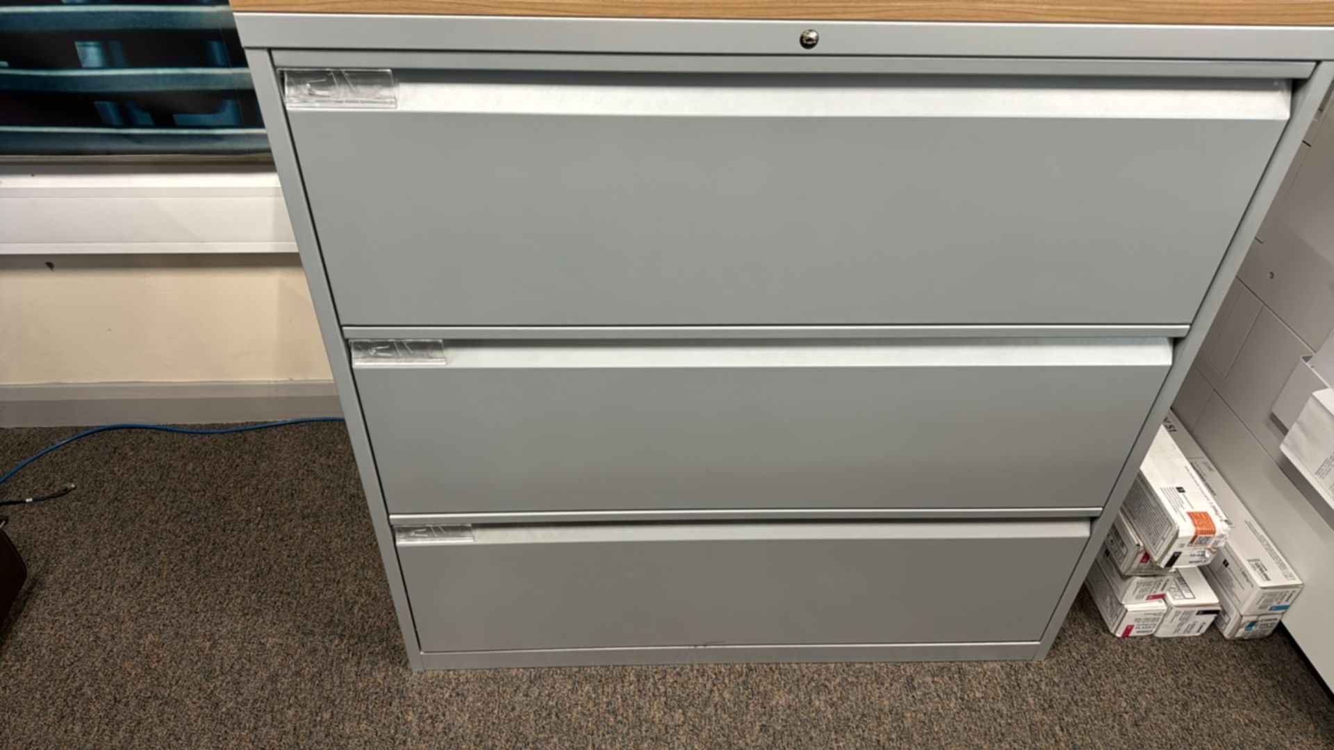 Bisley 3 Draw Filing Cabinet - Image 3 of 4