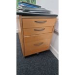 Wooden Under Desk Drawers x6