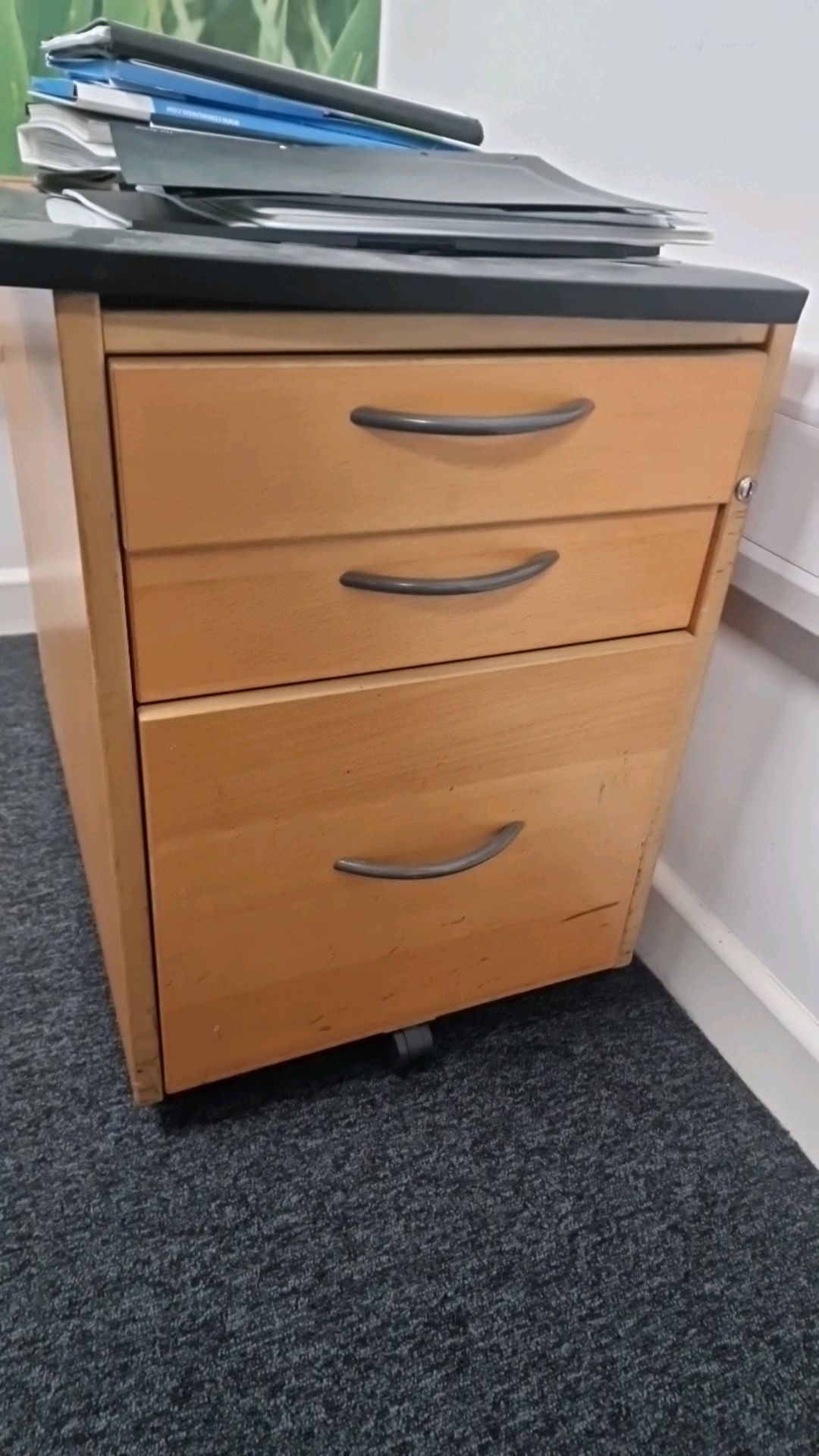 Wooden Under Desk Drawers x6