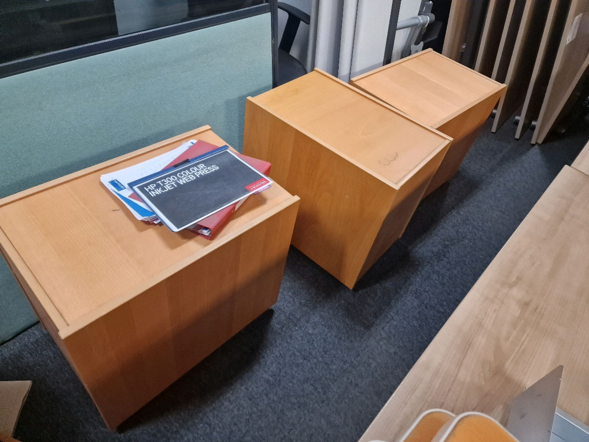 Wooden Under Desk Drawers x6 - Image 2 of 3