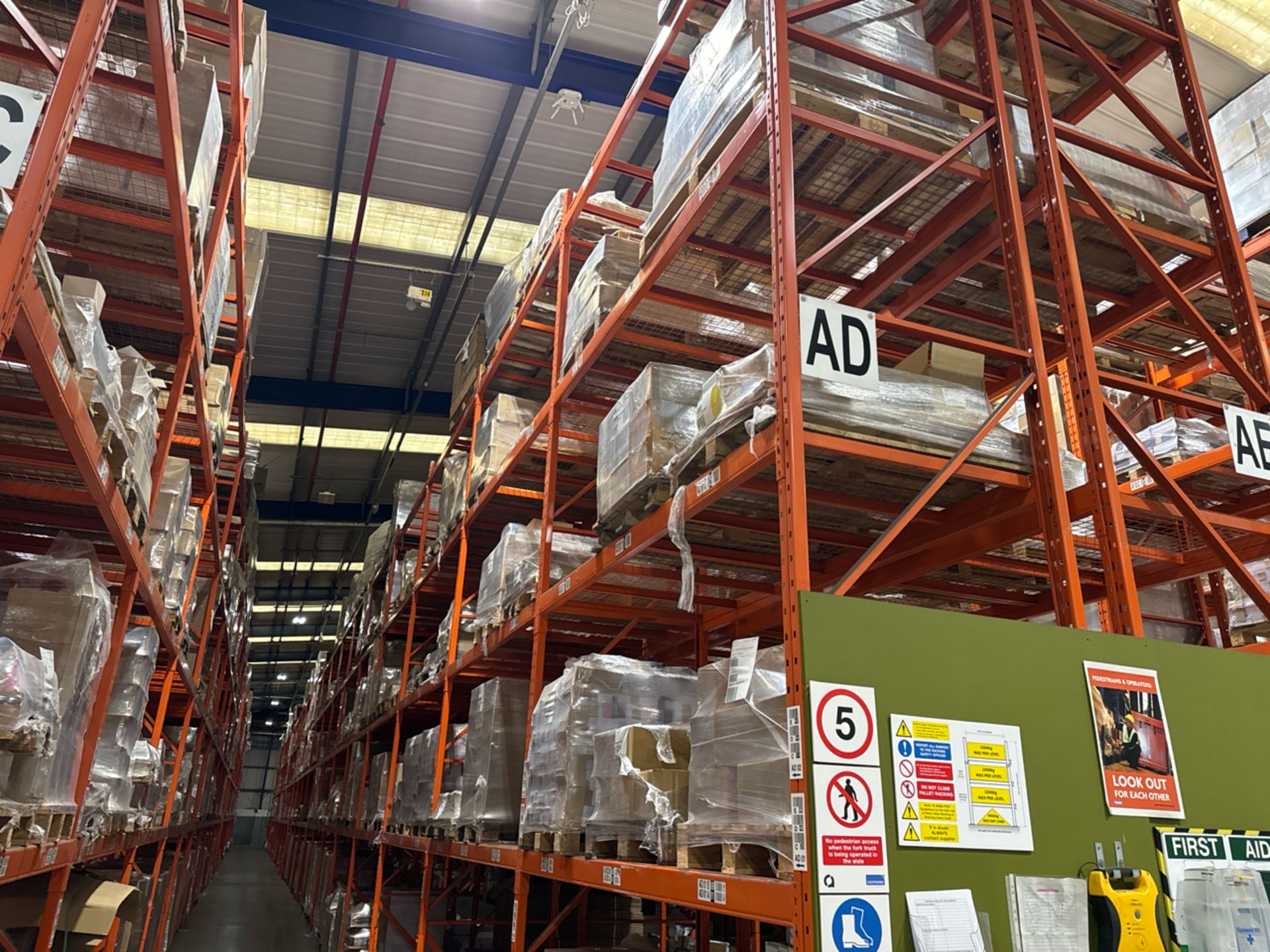 23 Bays Of Boltless Pallet Racking