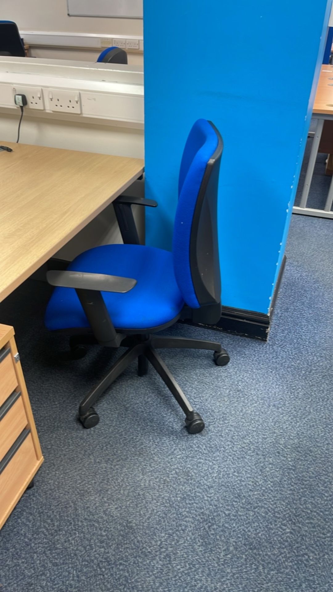 Pair Of Office Desks, Chairs - Image 6 of 7