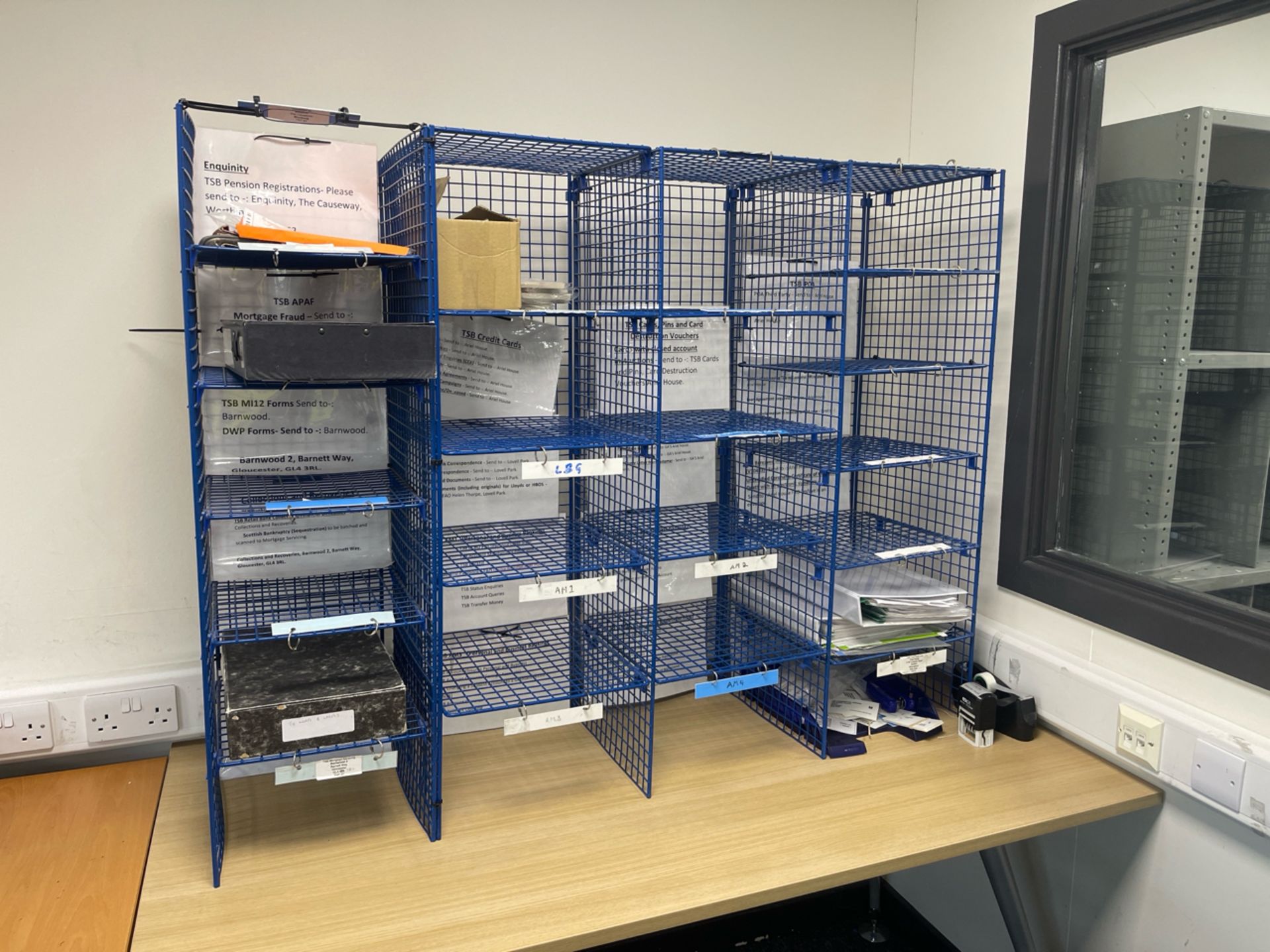 Wire Mail Sort Unit