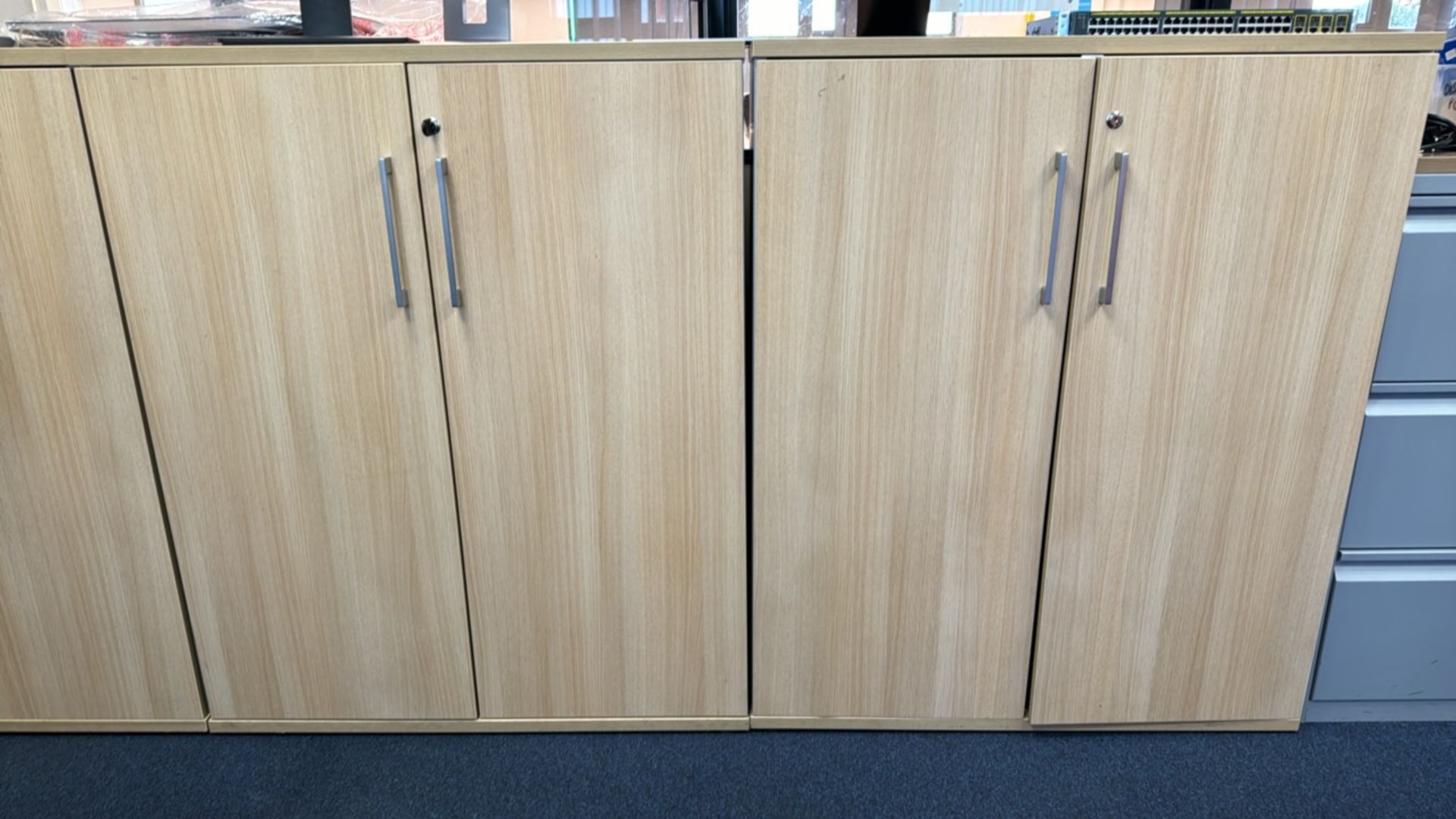 Wooden Storage Cupboards x3 - Image 2 of 5