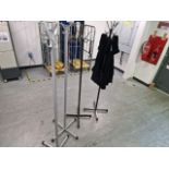 Metal Coat Stands x4