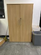 Pine Effect Office Cabinets x2