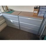 Bisley 3 Draw Filing Cabinet x3