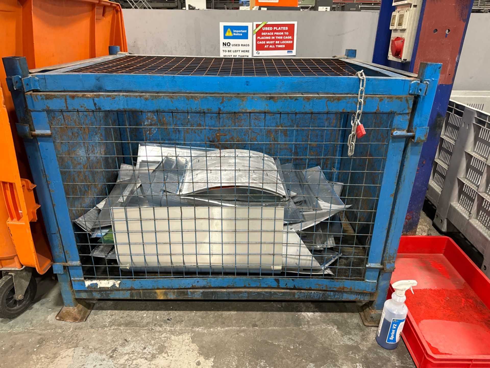 Metal Waste Cage