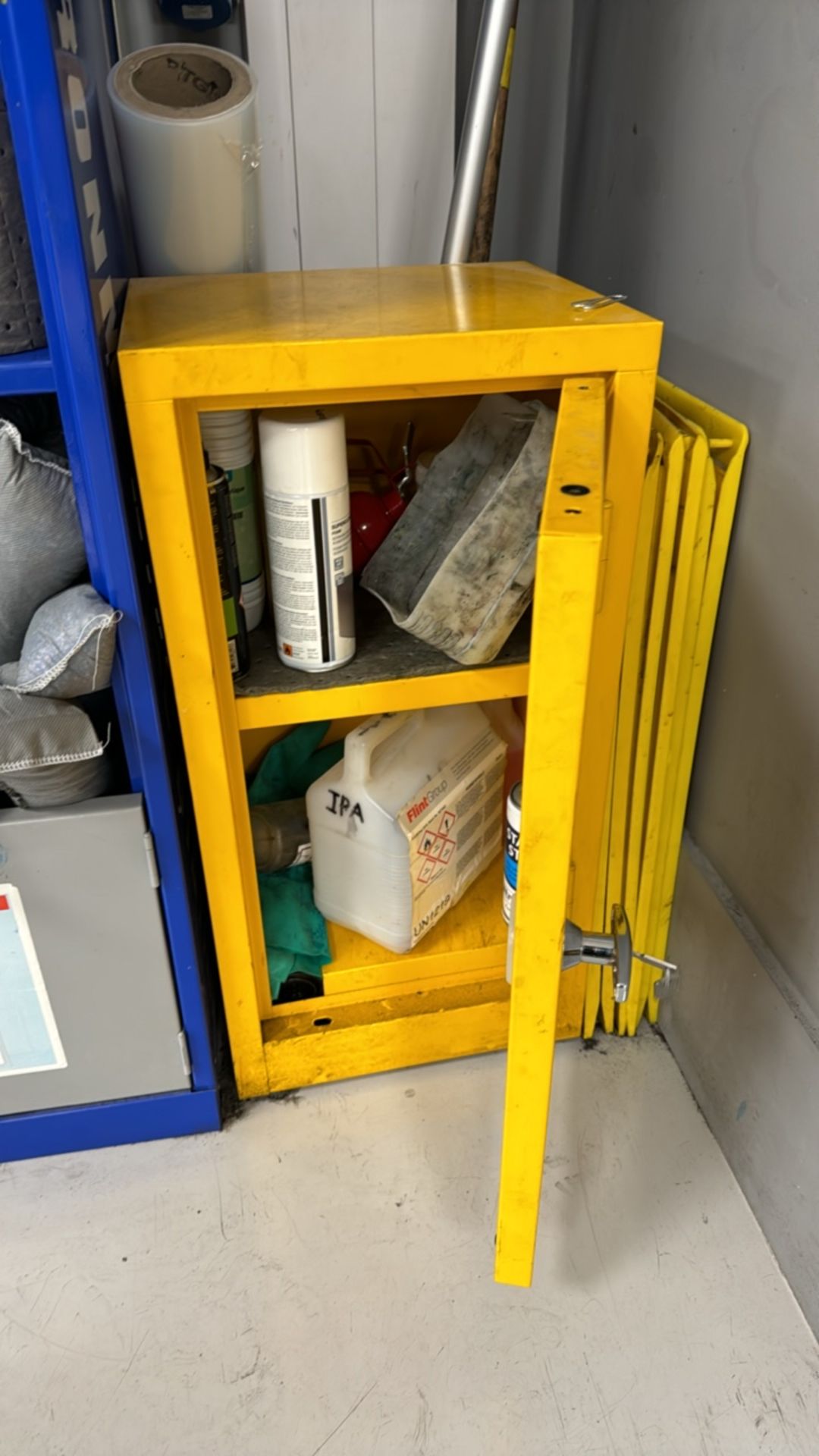 Yellow COSHH Cabinet - Image 3 of 3