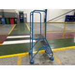 Blue Mobile Step Ladder