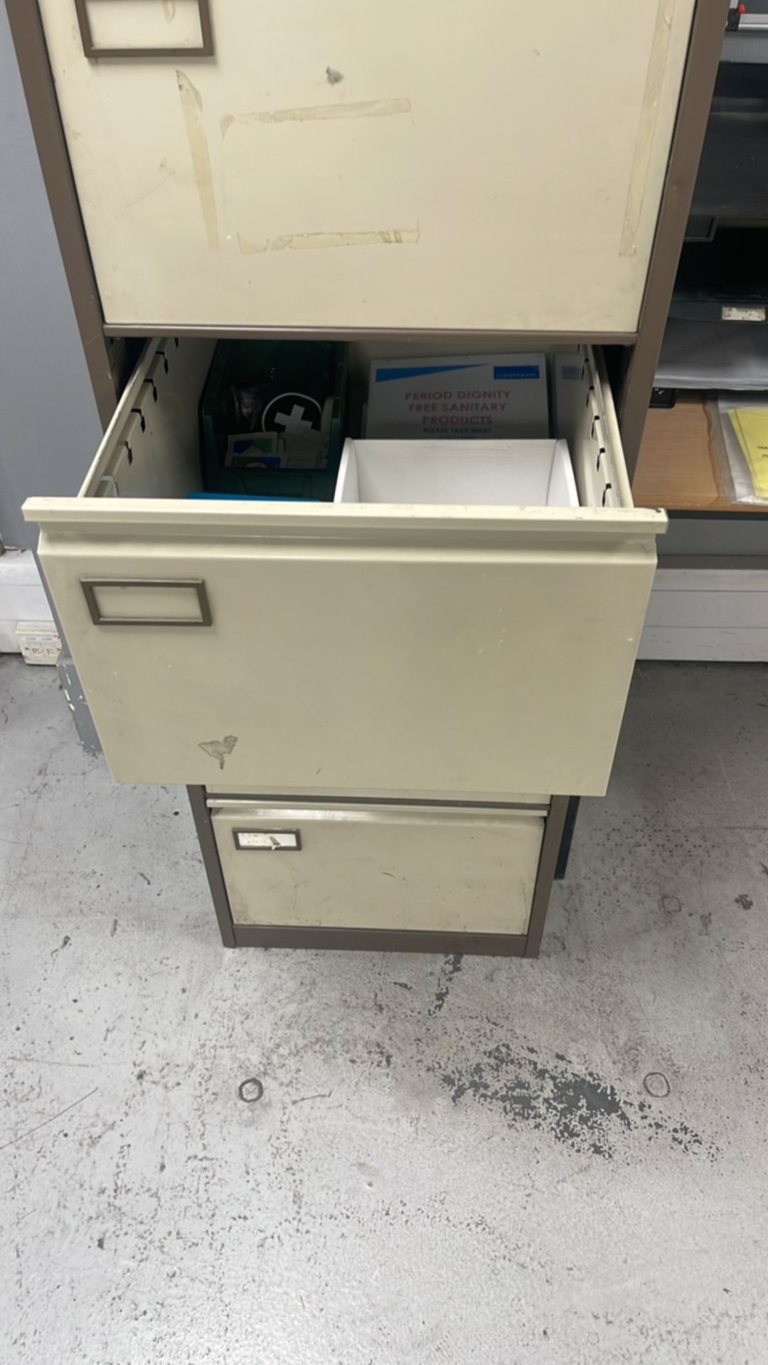 Office Items - Filing Cabinet, Felt Board & Table - Image 3 of 5