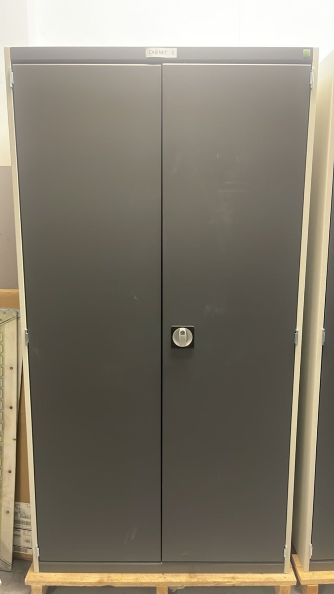 Pair Of Metal Bott Storage Cabinets - Image 2 of 5